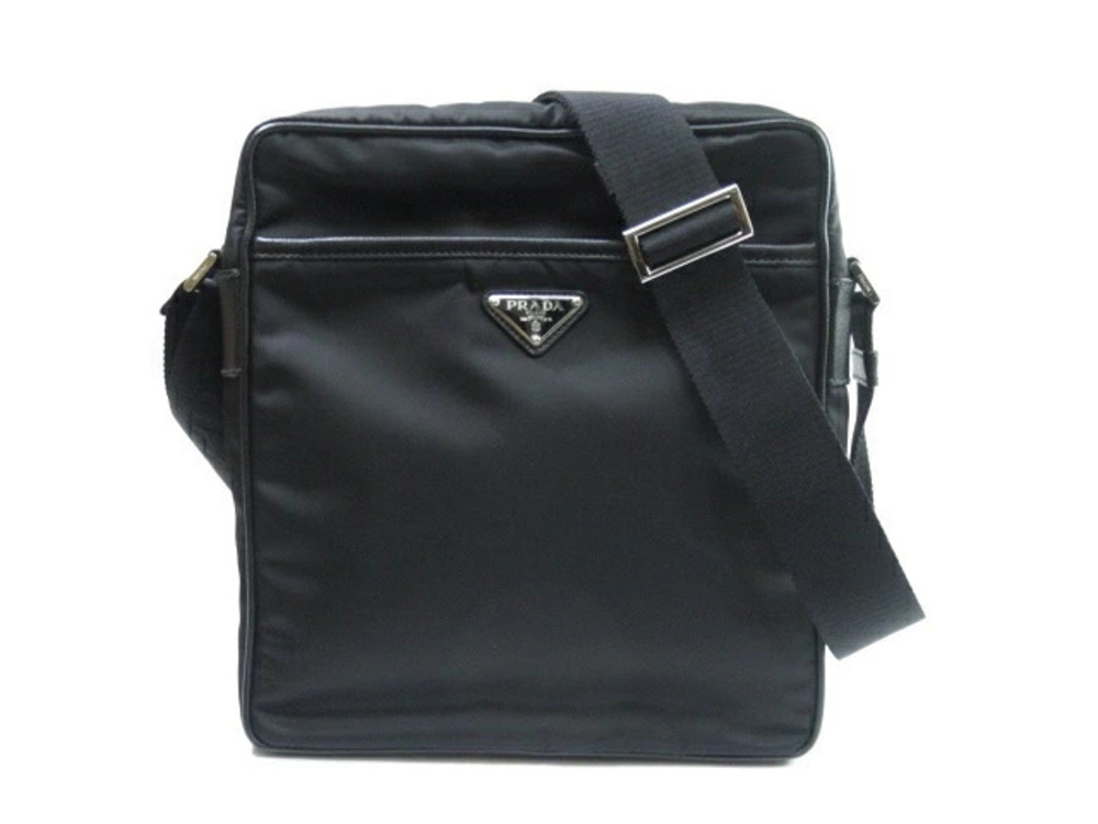 Prada Bag Hobo Black Embossed